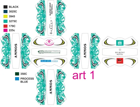 Geelong Amateur Netball Art 1